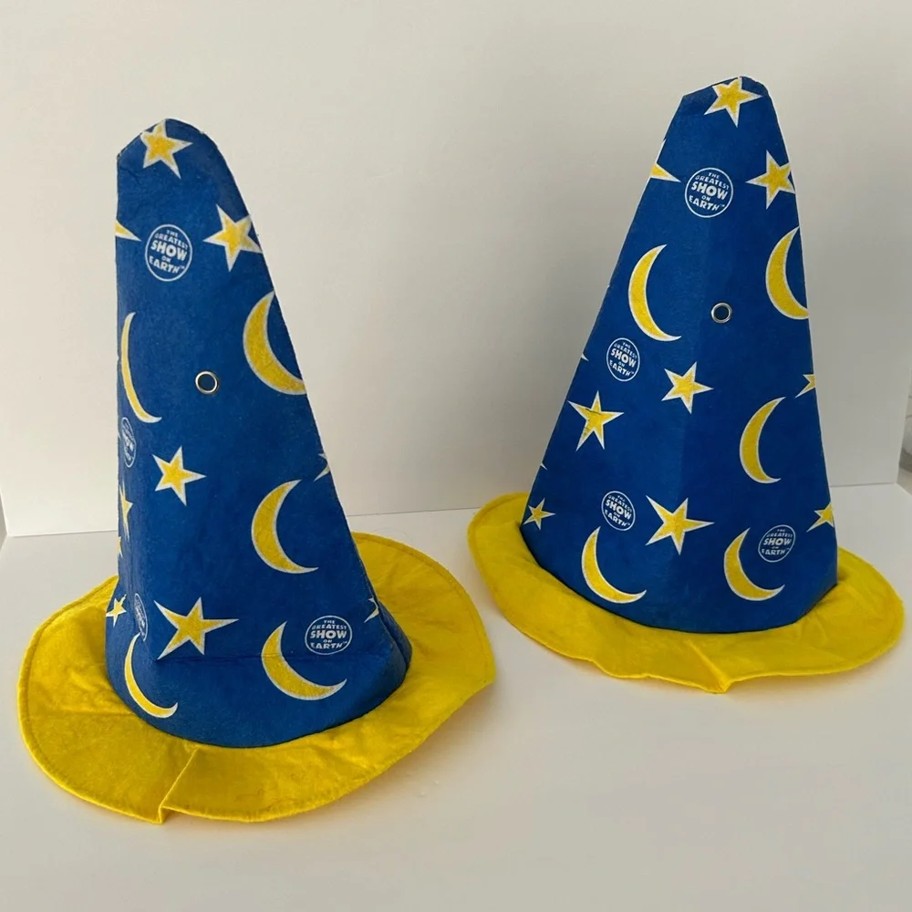 🦋 5/$25 - (2008) Ringling Brothers ‘Greatest Show On Earth’ Circus Wizard Hats